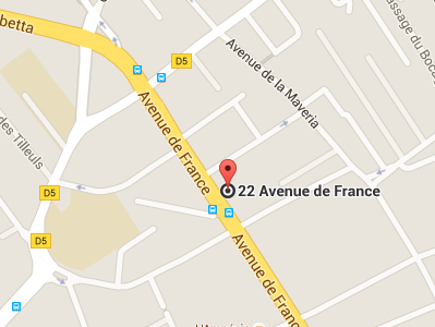 Plan 22 avenue de France